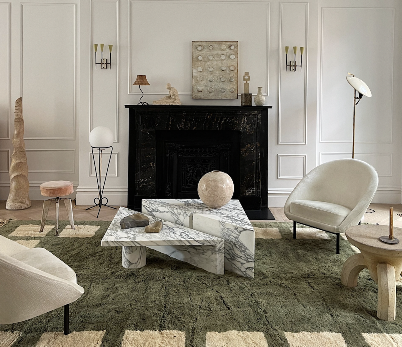 thiết kế phòng khách 20m2
