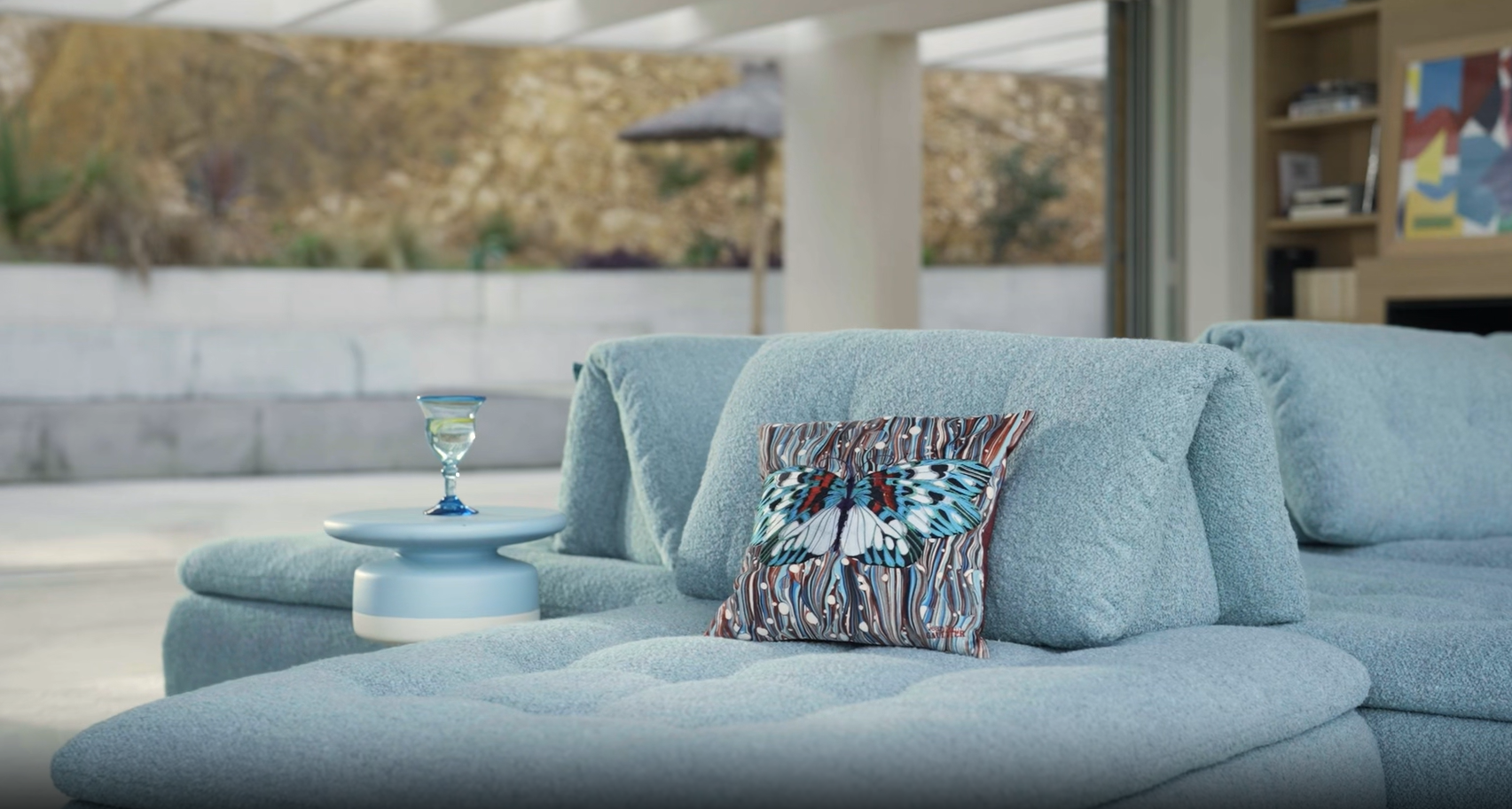 cách phối màu ghế sofa