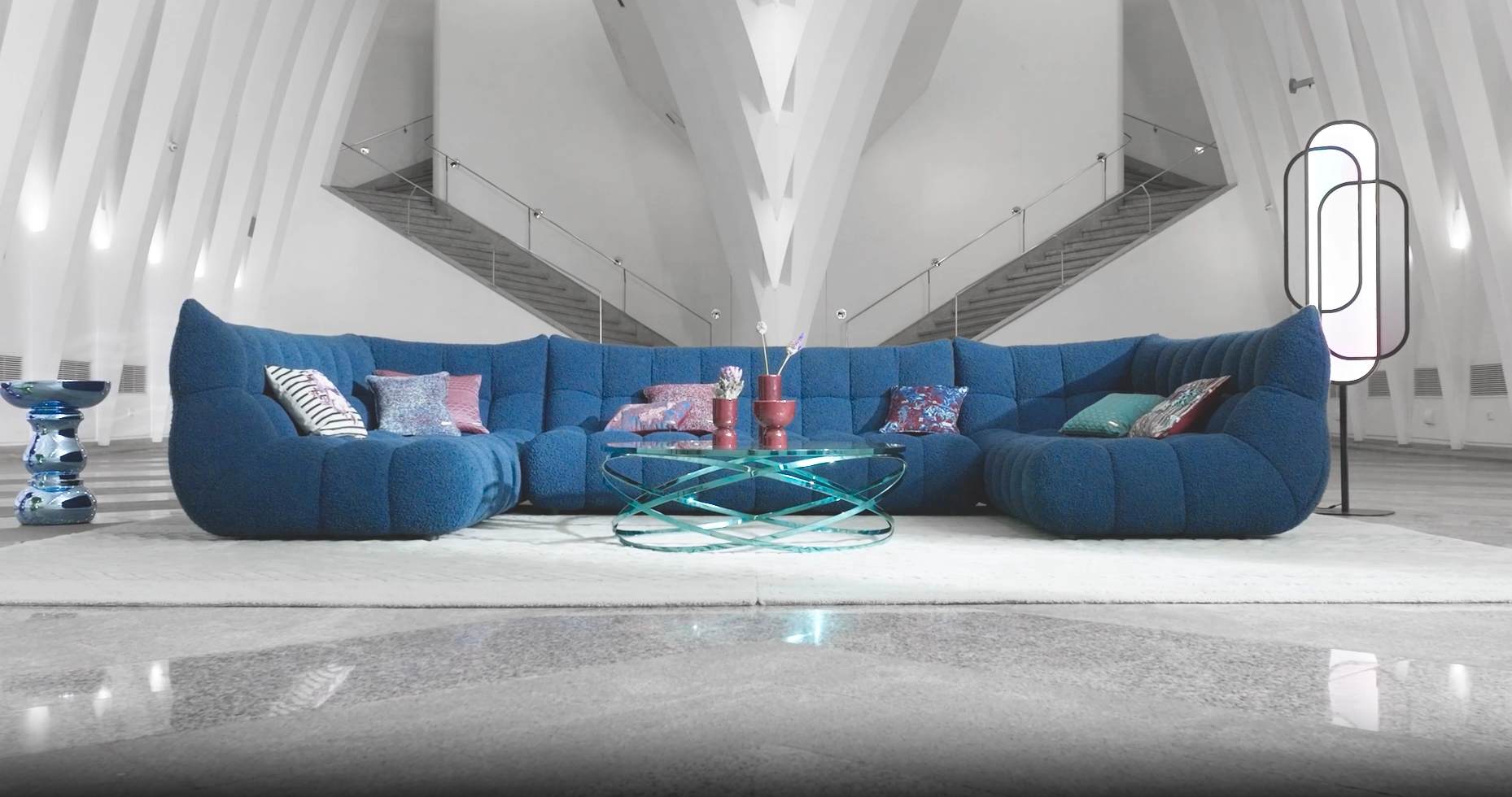 cách phối màu ghế sofa