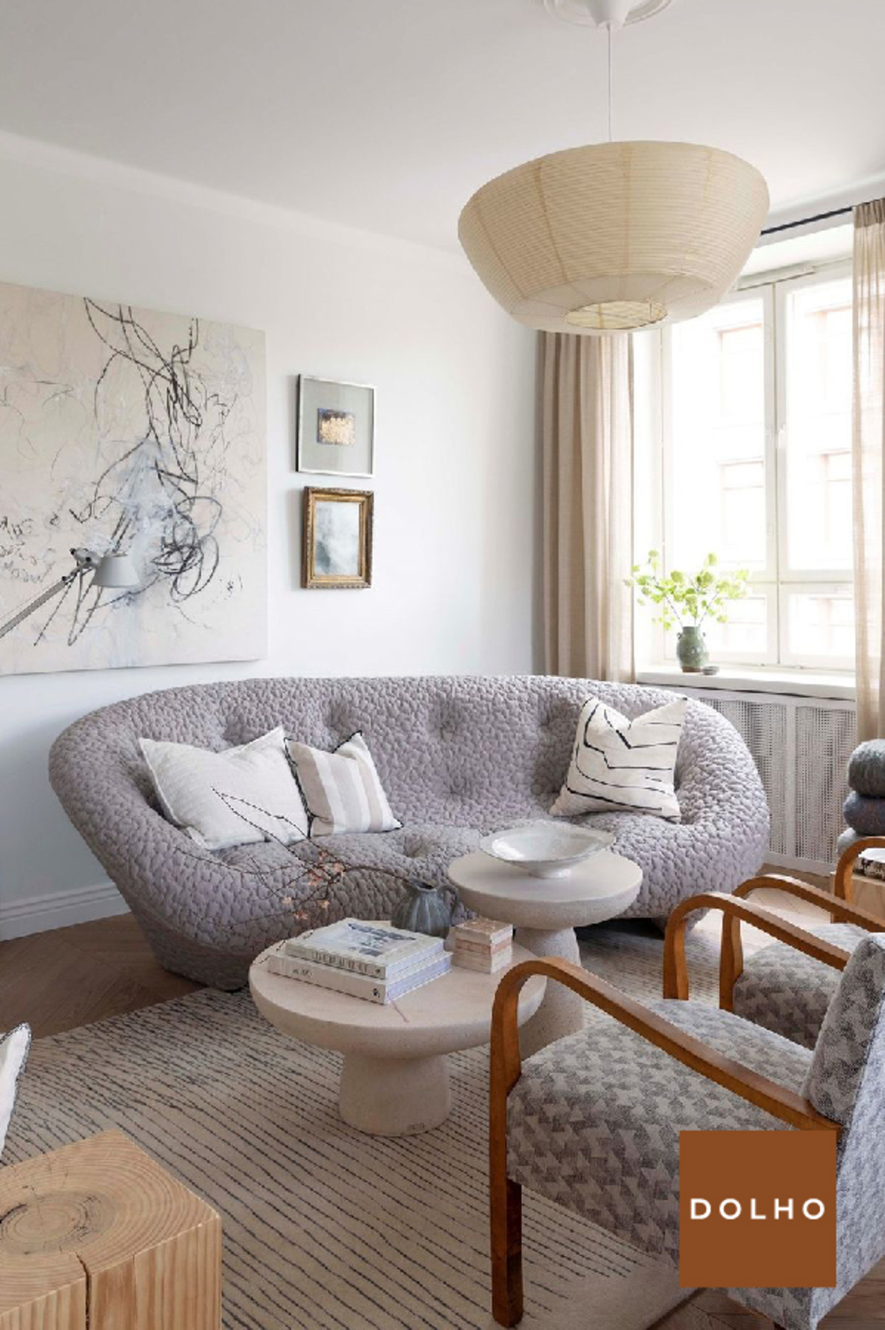 thiết kế phòng khách nhỏ 12m2